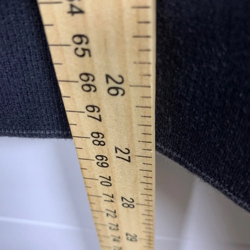 American Eagle Black Full Zip Hoodie Eagle Graphic Men XL Y2K Spell Out Skater‎ - Picture 13 of 14